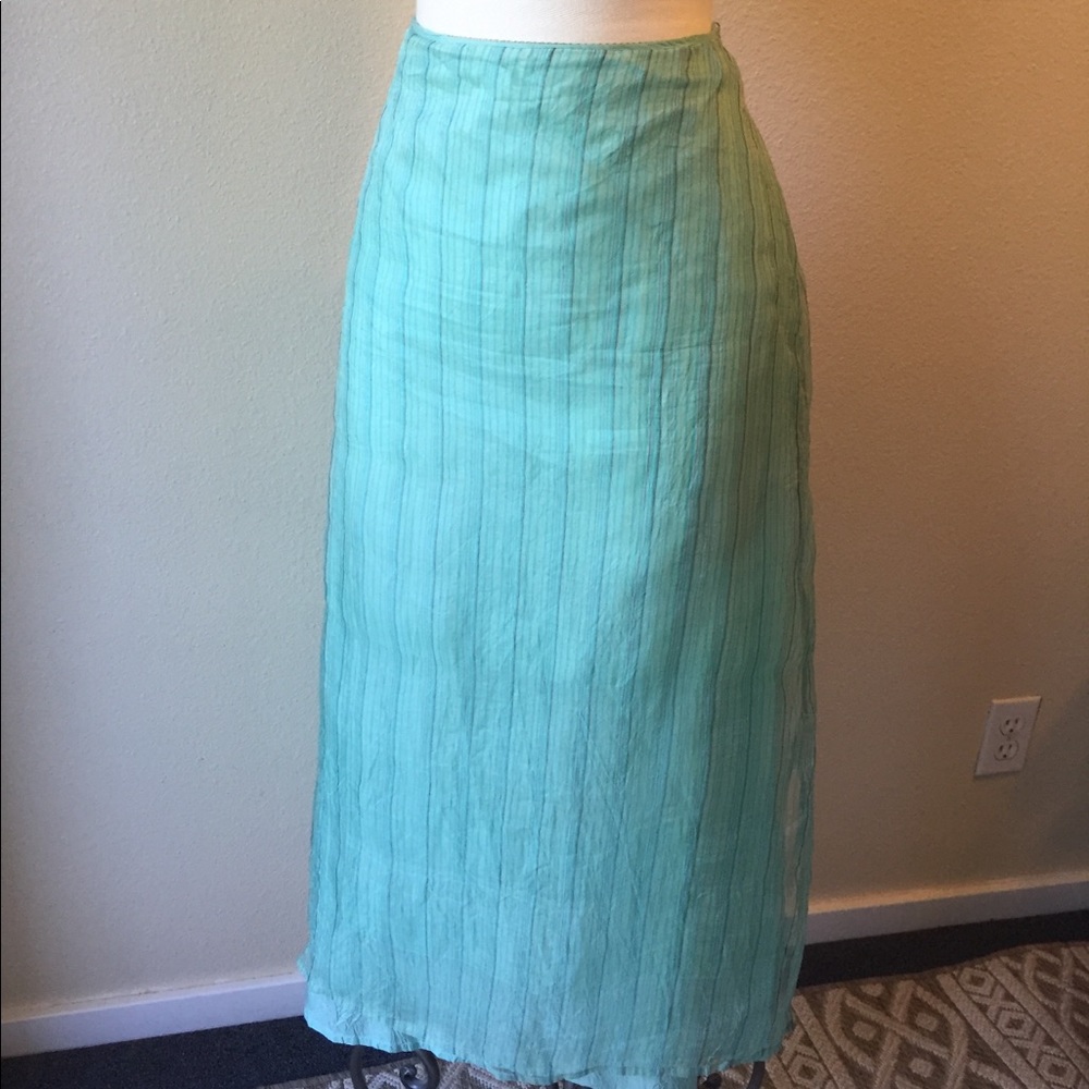 Dosa 100% Silk Midi Skirt Size 4